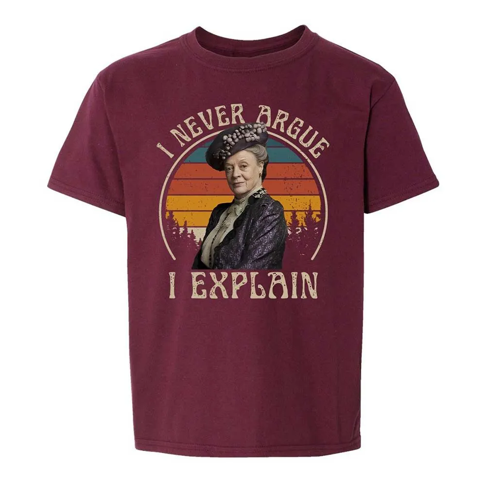 Kids T-Shirt - K2XE43P6 - Maroon - 14