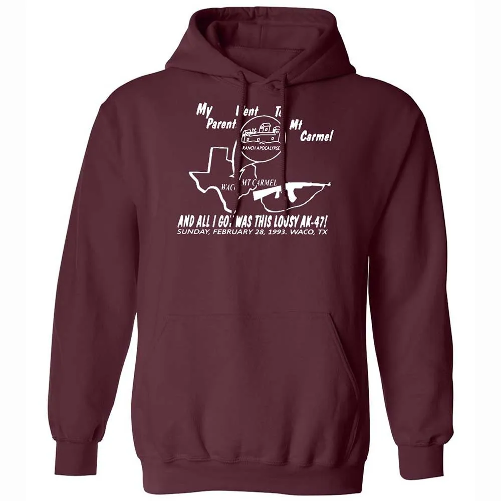 Classic Unisex Hoodie - NG11F3RT - Maroon - 7