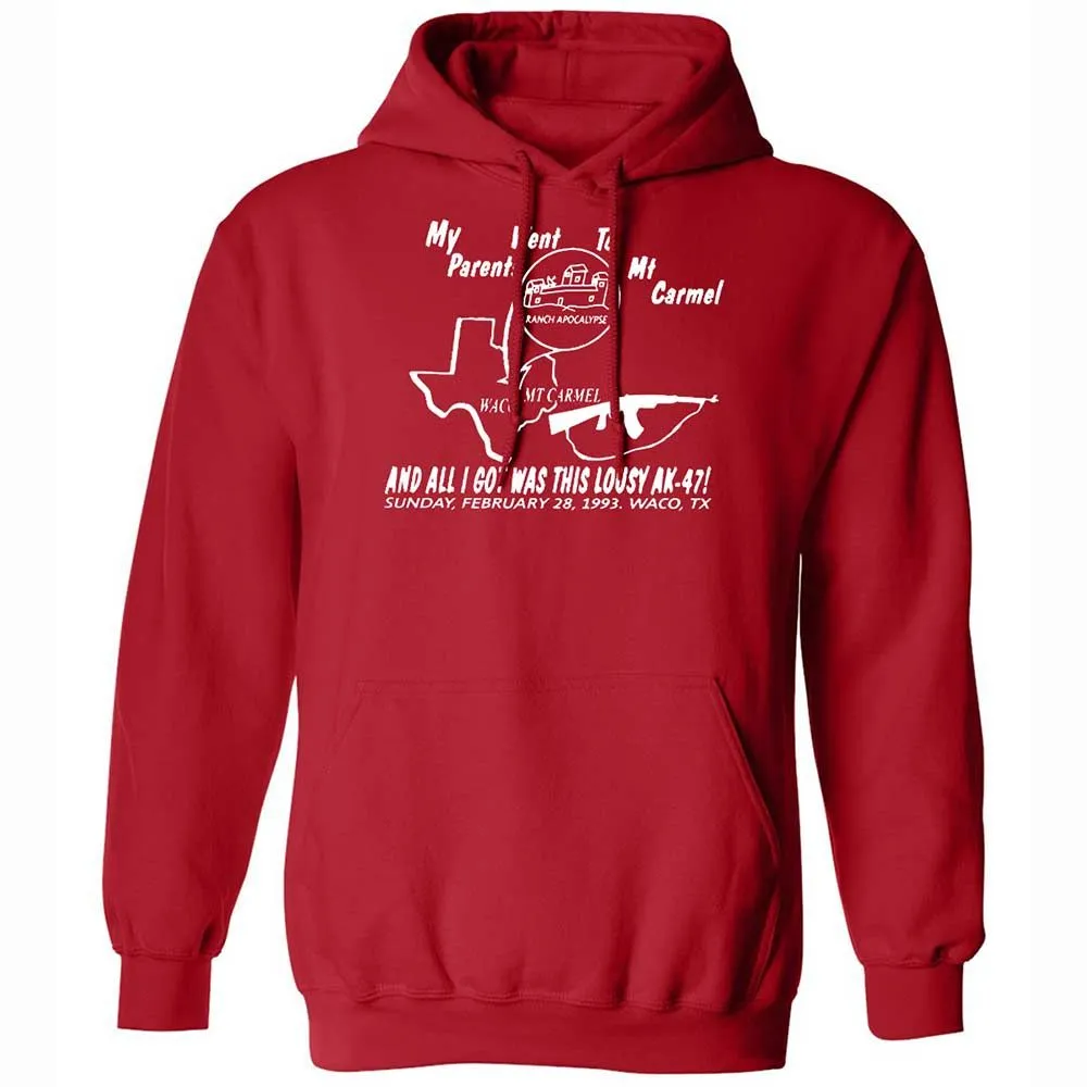 Classic Unisex Hoodie - NG11F3RT - Red - 10