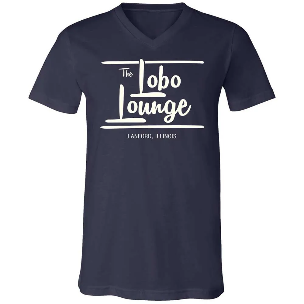 Unisex V-Neck T-Shirt - 6RTNLUAR - Navy - 2