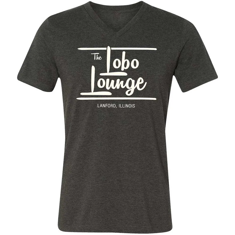 Unisex V-Neck T-Shirt - 6RTNLUAR - Dark Grey Heather - 9