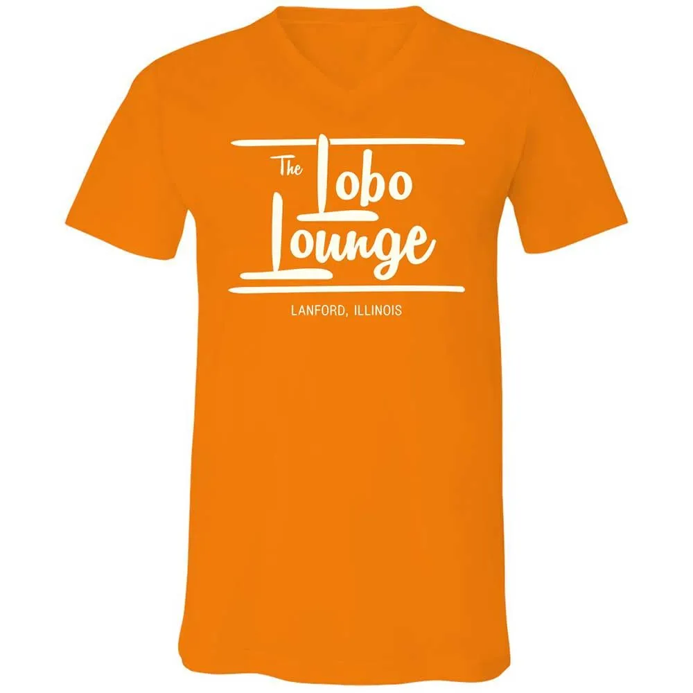 Unisex V-Neck T-Shirt - 6RTNLUAR - Orange - 12
