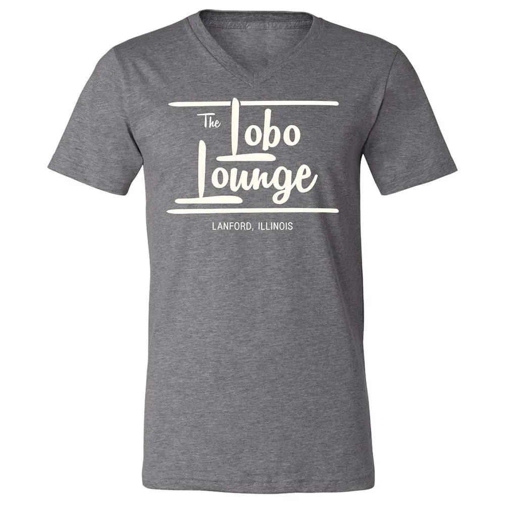 Unisex V-Neck T-Shirt - 6RTNLUAR - Deep Heather - 14
