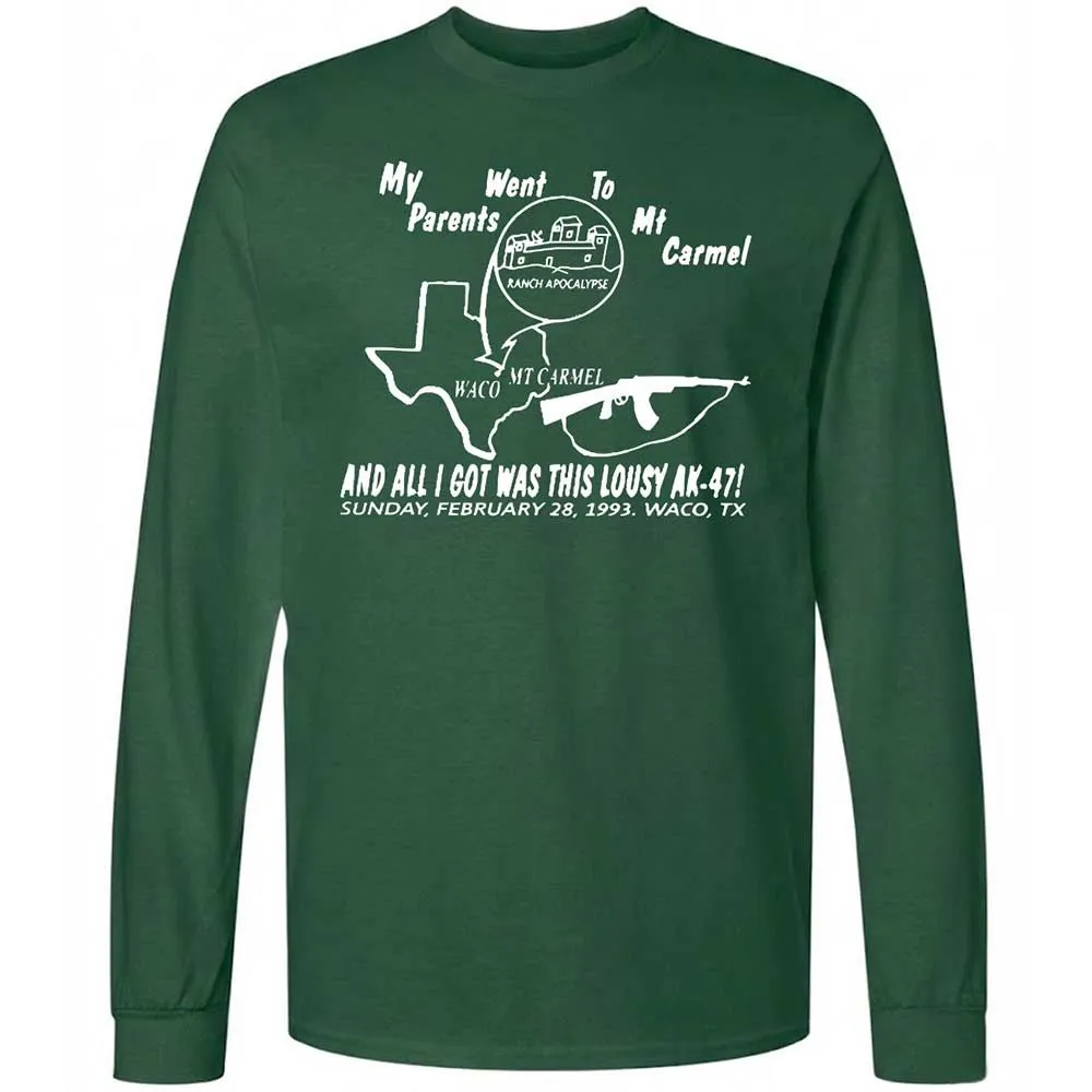 Long Sleeve T-Shirt - ZVXC6RHC - Forest Green - 4