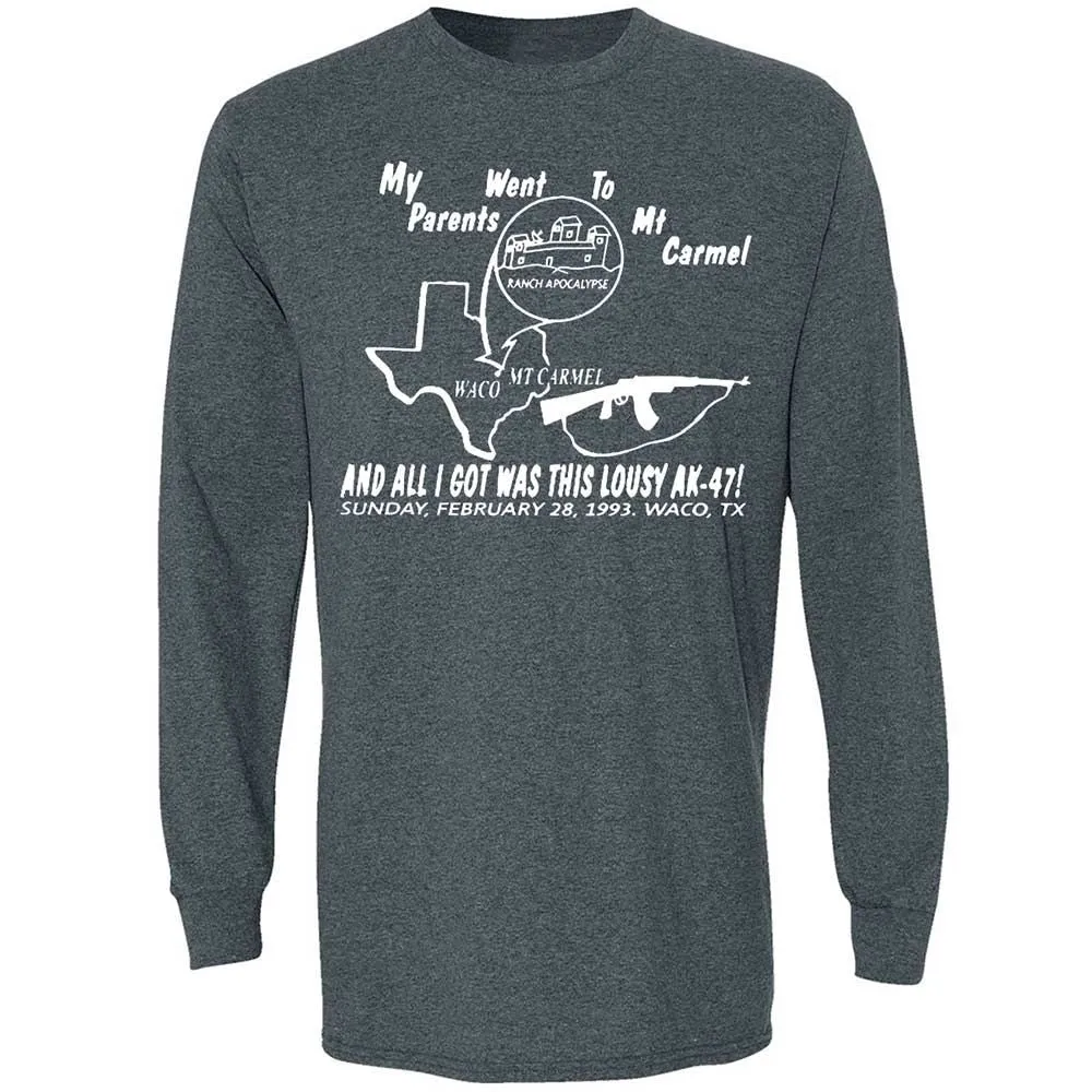Long Sleeve T-Shirt - ZVXC6RHC - Dark Heather - 5