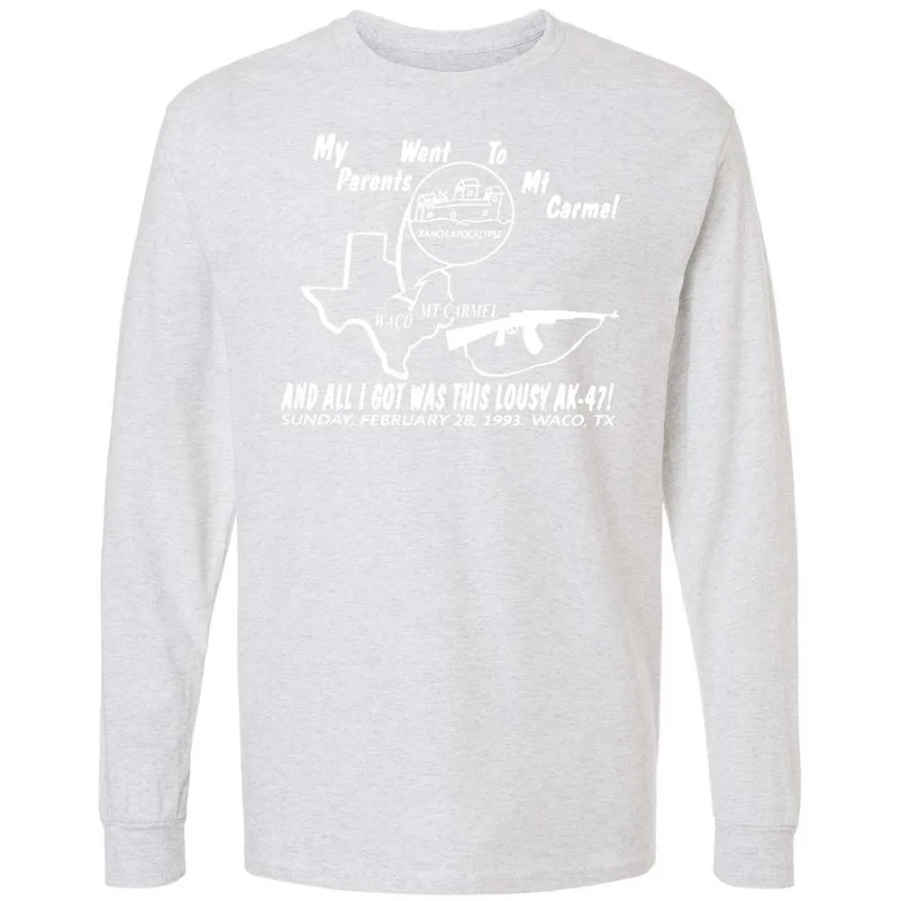 Long Sleeve T-Shirt - ZVXC6RHC - Ash - 14