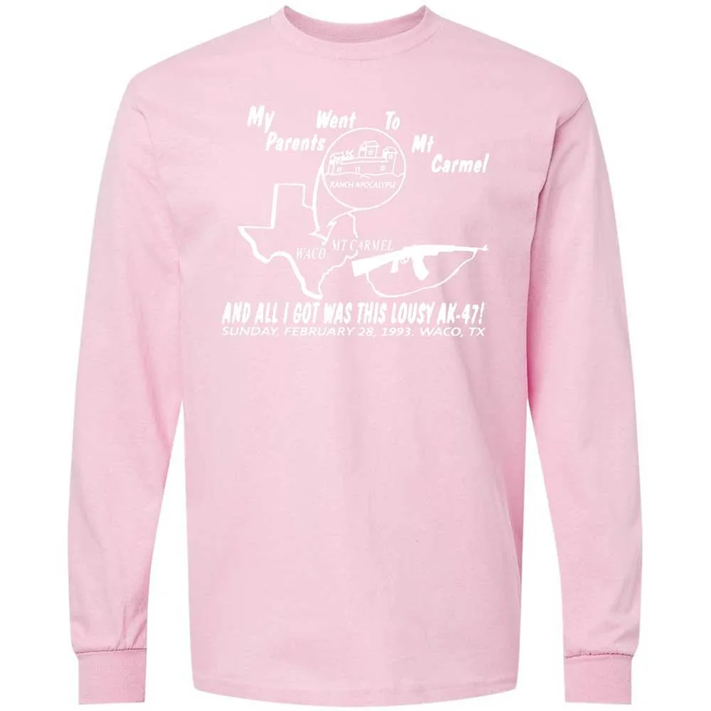 Long Sleeve T-Shirt - ZVXC6RHC - Light Pink - 16