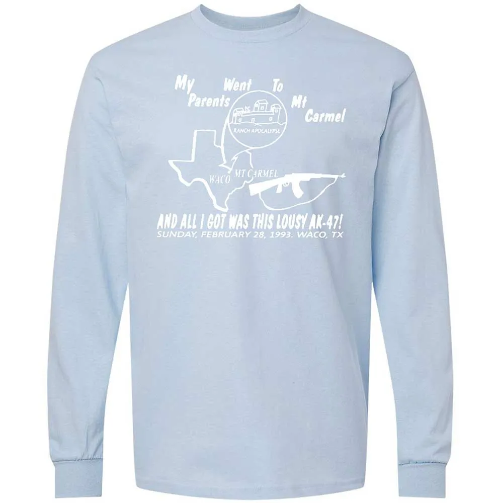 Long Sleeve T-Shirt - ZVXC6RHC - Light Blue - 18