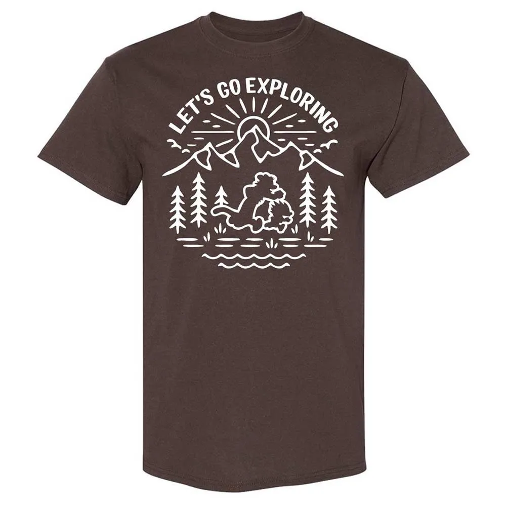 Classic Unisex T-Shirt - 3AAZDJT8 - Dark Chocolate - 7