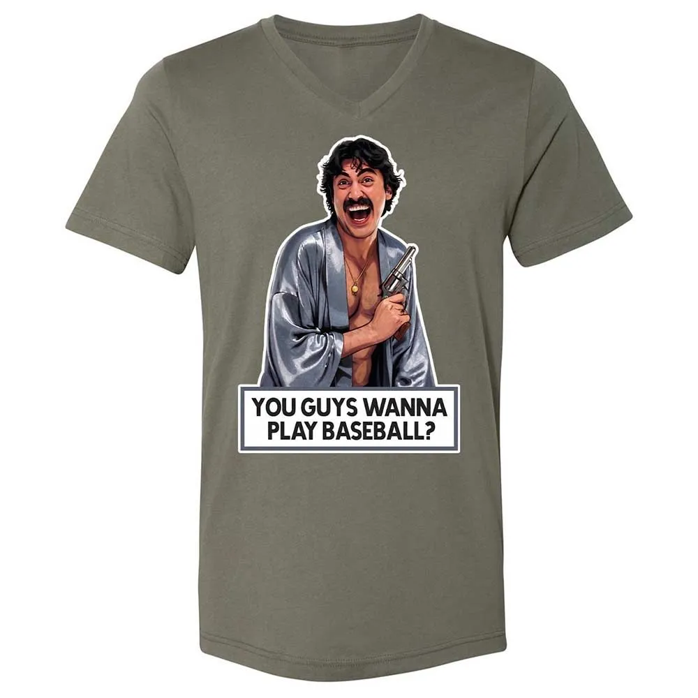 Unisex V-Neck T-Shirt - 66FJ7ARY - Military Green - 11