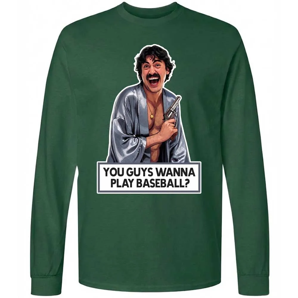 Long Sleeve T-Shirt - C9PTA8Q2 - Forest Green - 4