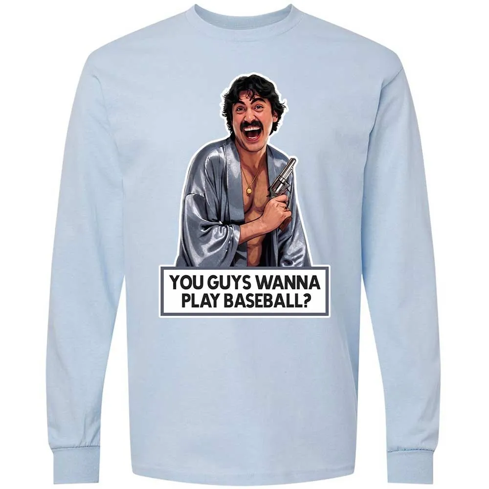 Long Sleeve T-Shirt - C9PTA8Q2 - Light Blue - 18
