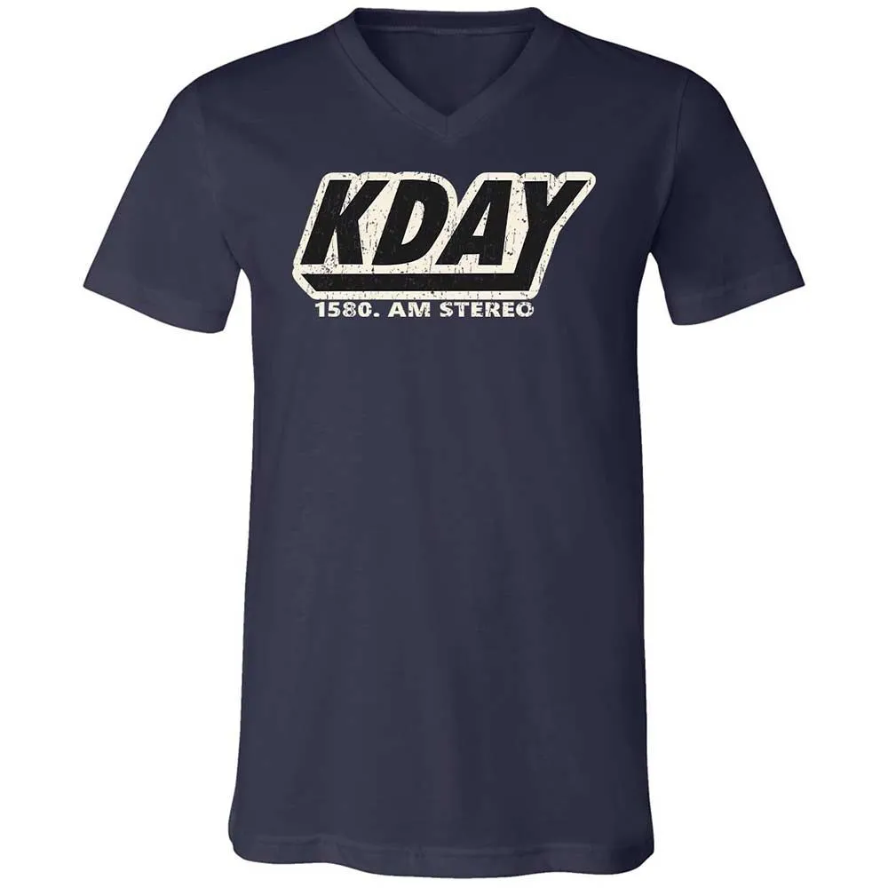 Unisex V-Neck T-Shirt - UAZ3KZF6 - Navy - 2