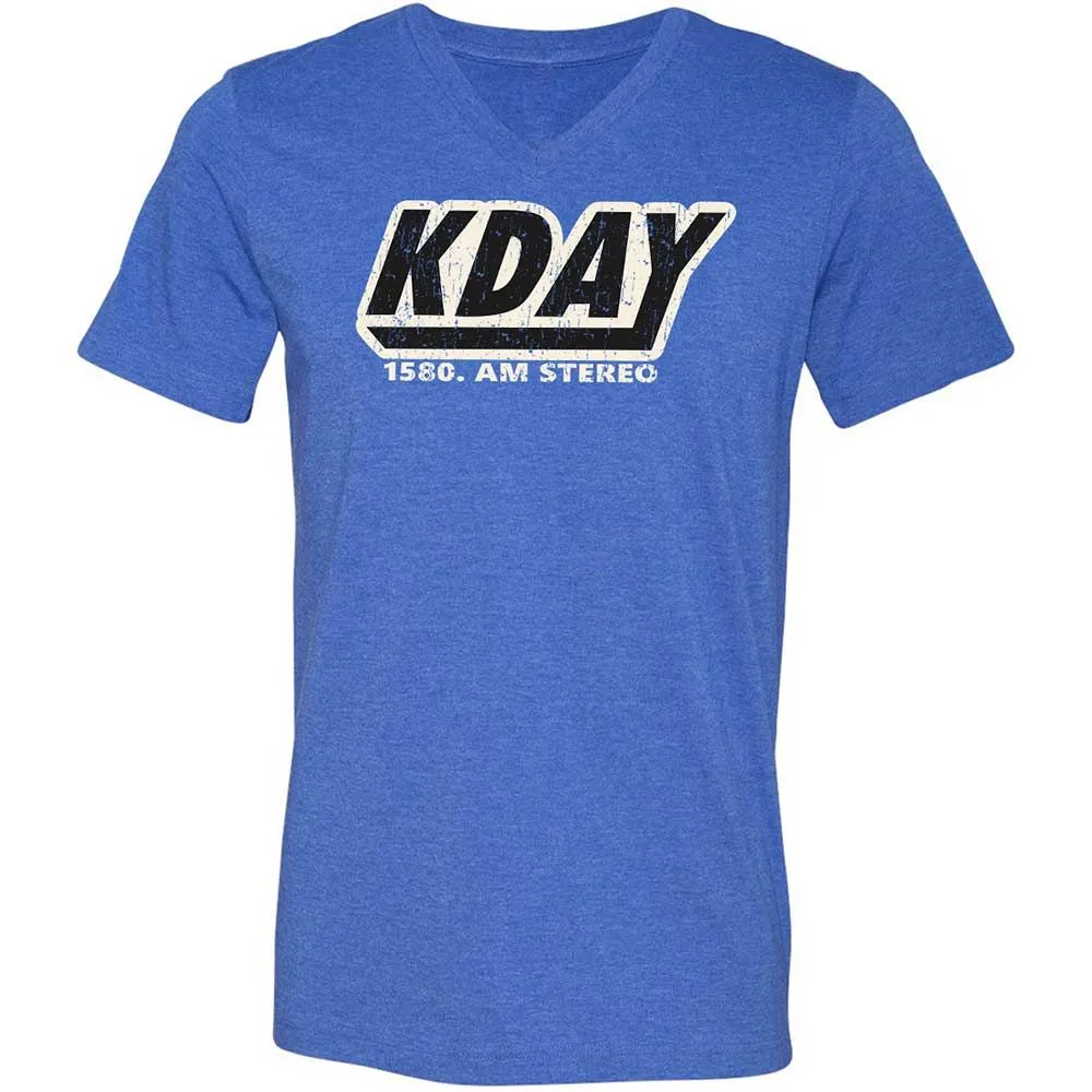Unisex V-Neck T-Shirt - UAZ3KZF6 - Heather True Royal - 5