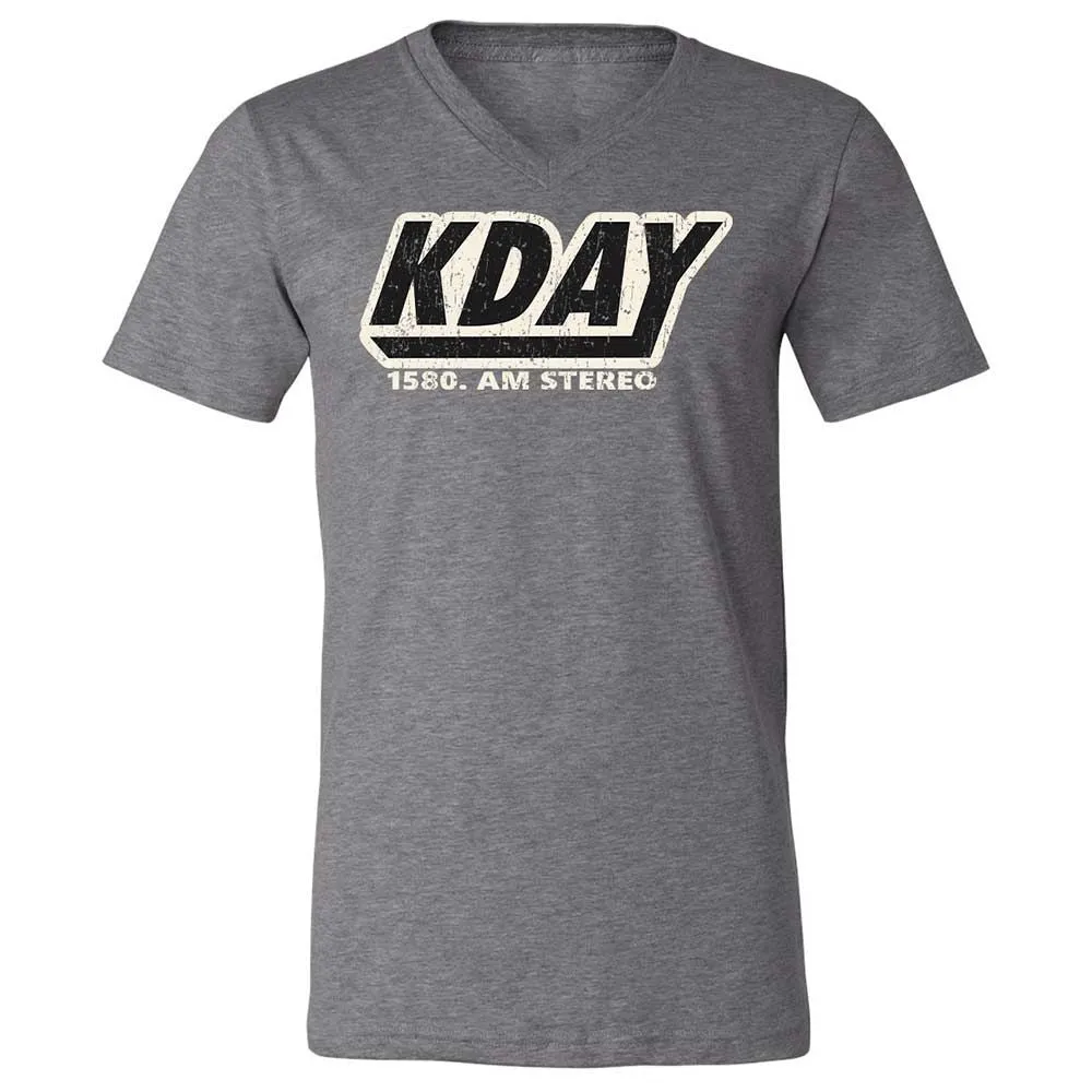 Unisex V-Neck T-Shirt - UAZ3KZF6 - Deep Heather - 14