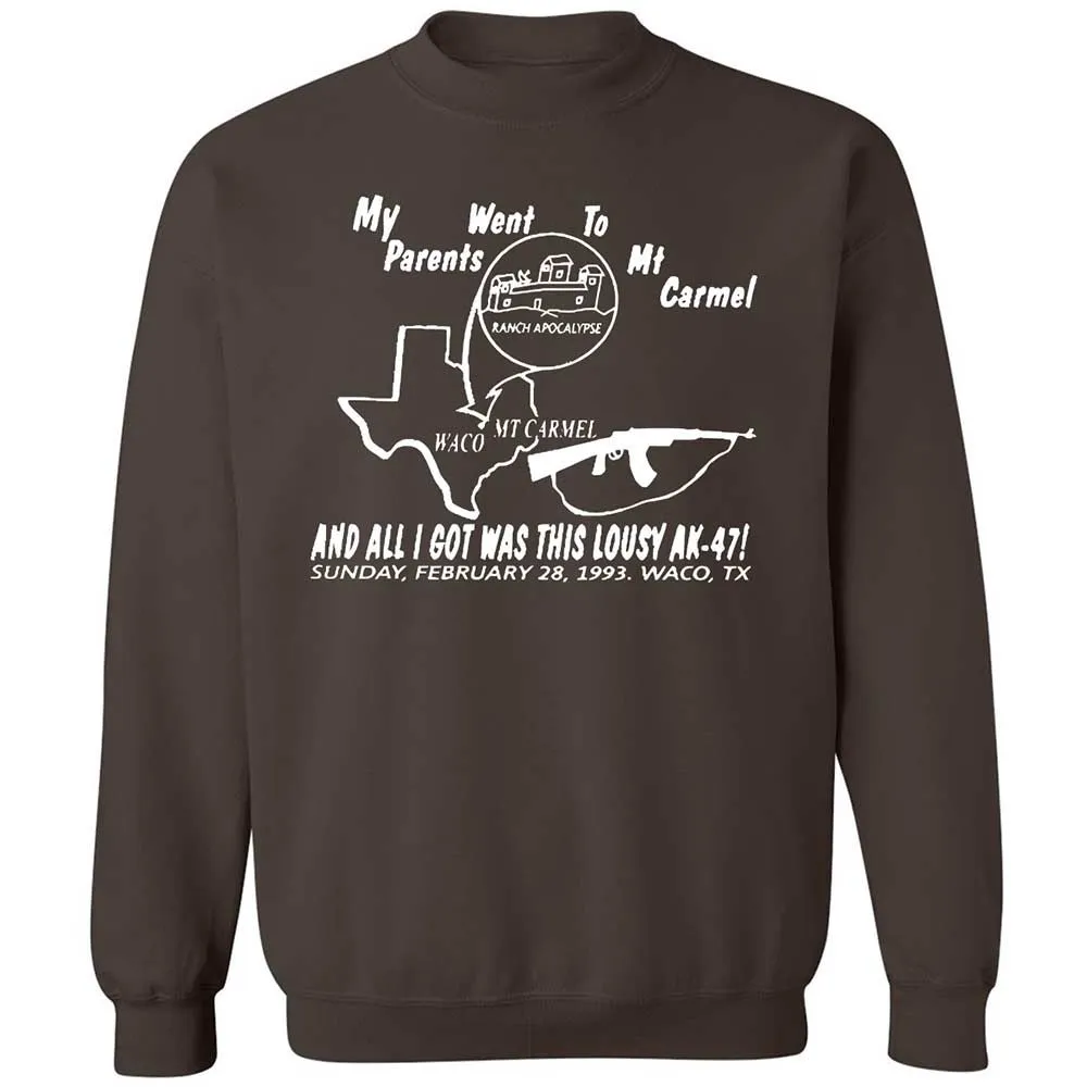 Classic Unisex Sweatshirt - 3QH8FA7H - Dark Chocolate - 4