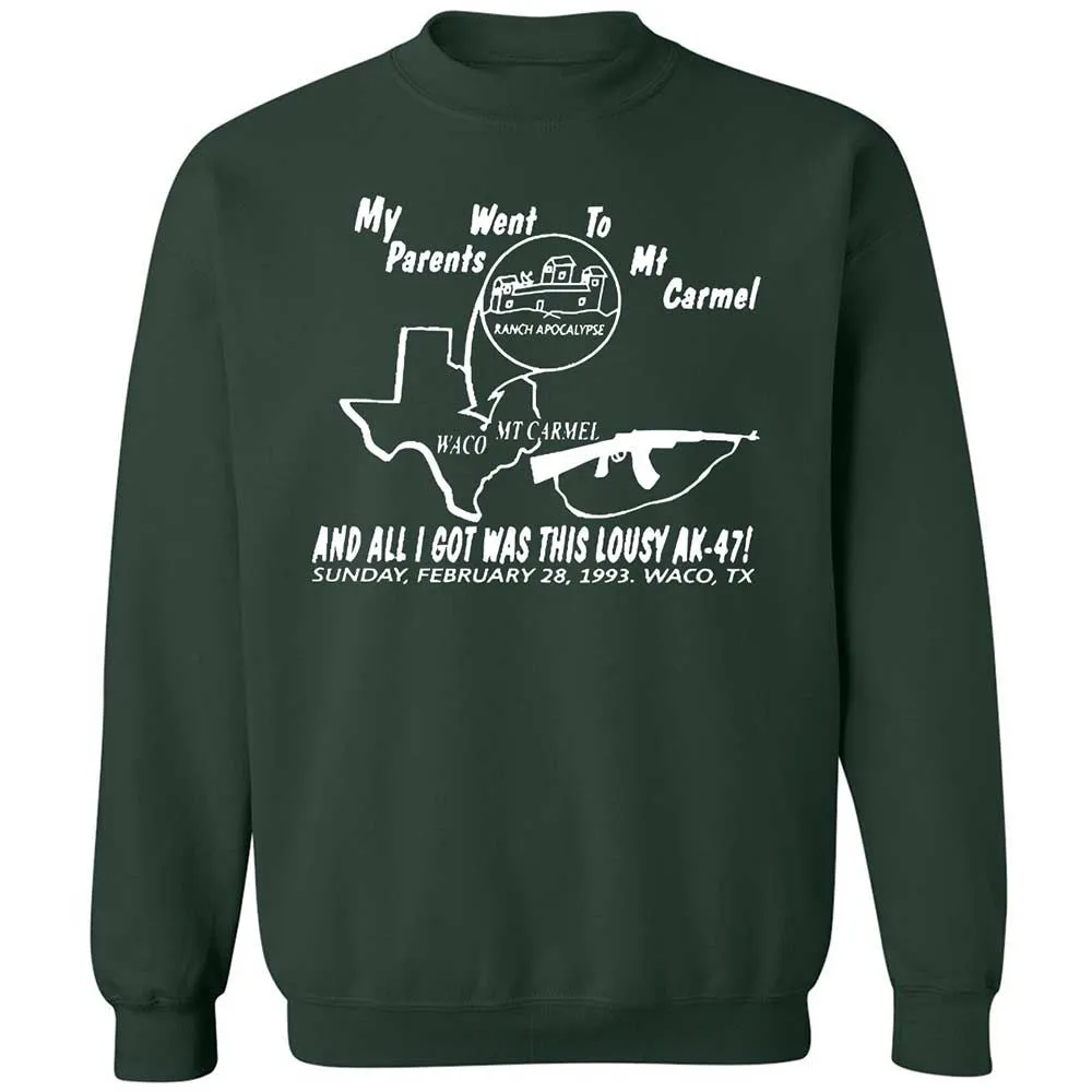 Classic Unisex Sweatshirt - 3QH8FA7H - Forest Green - 5