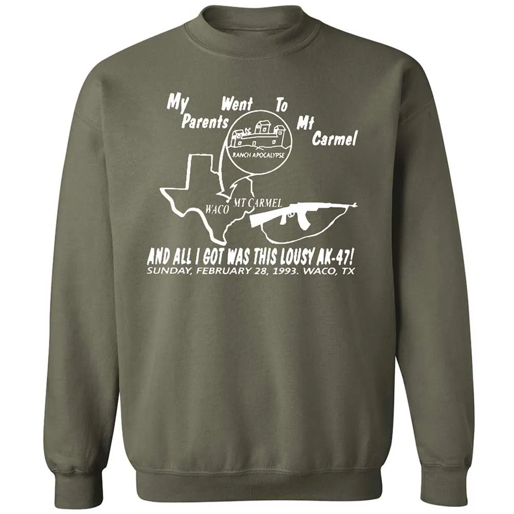 Classic Unisex Sweatshirt - 3QH8FA7H - Military Green - 9