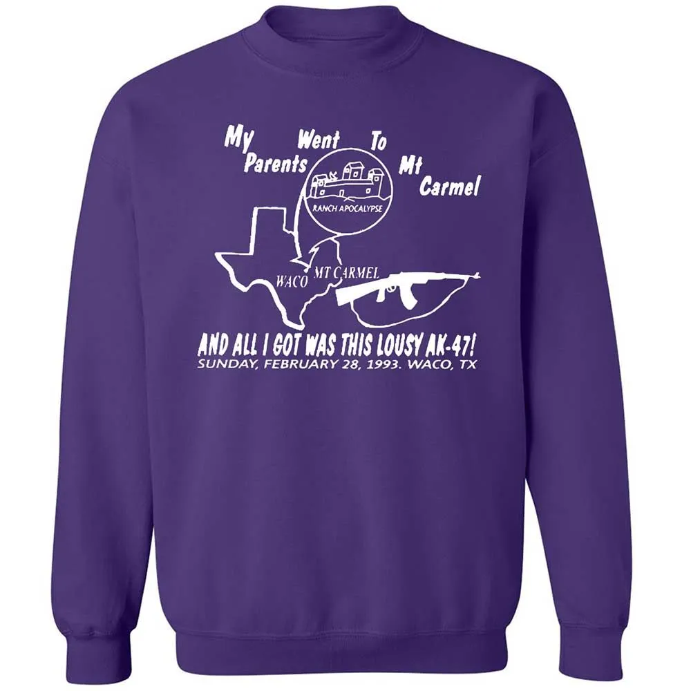 Classic Unisex Sweatshirt - 3QH8FA7H - Purple - 11