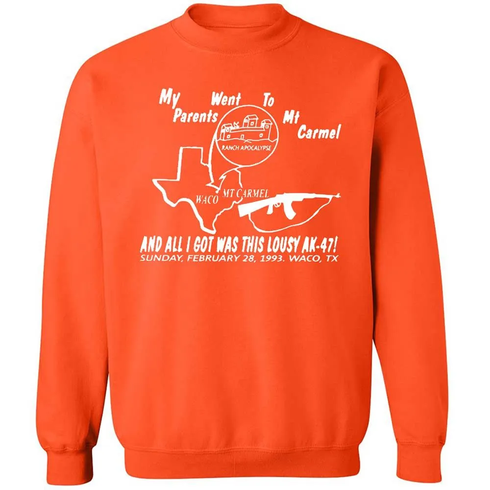 Classic Unisex Sweatshirt - 3QH8FA7H - Orange - 12