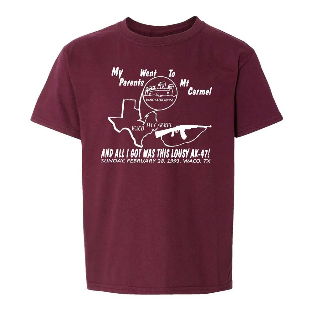 Kids T-Shirt - J2KUYTAD - Maroon - 14