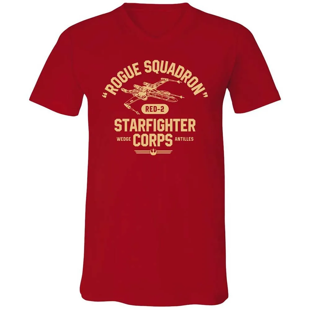 Unisex V-Neck T-Shirt - SES5GSYV - Red - 6