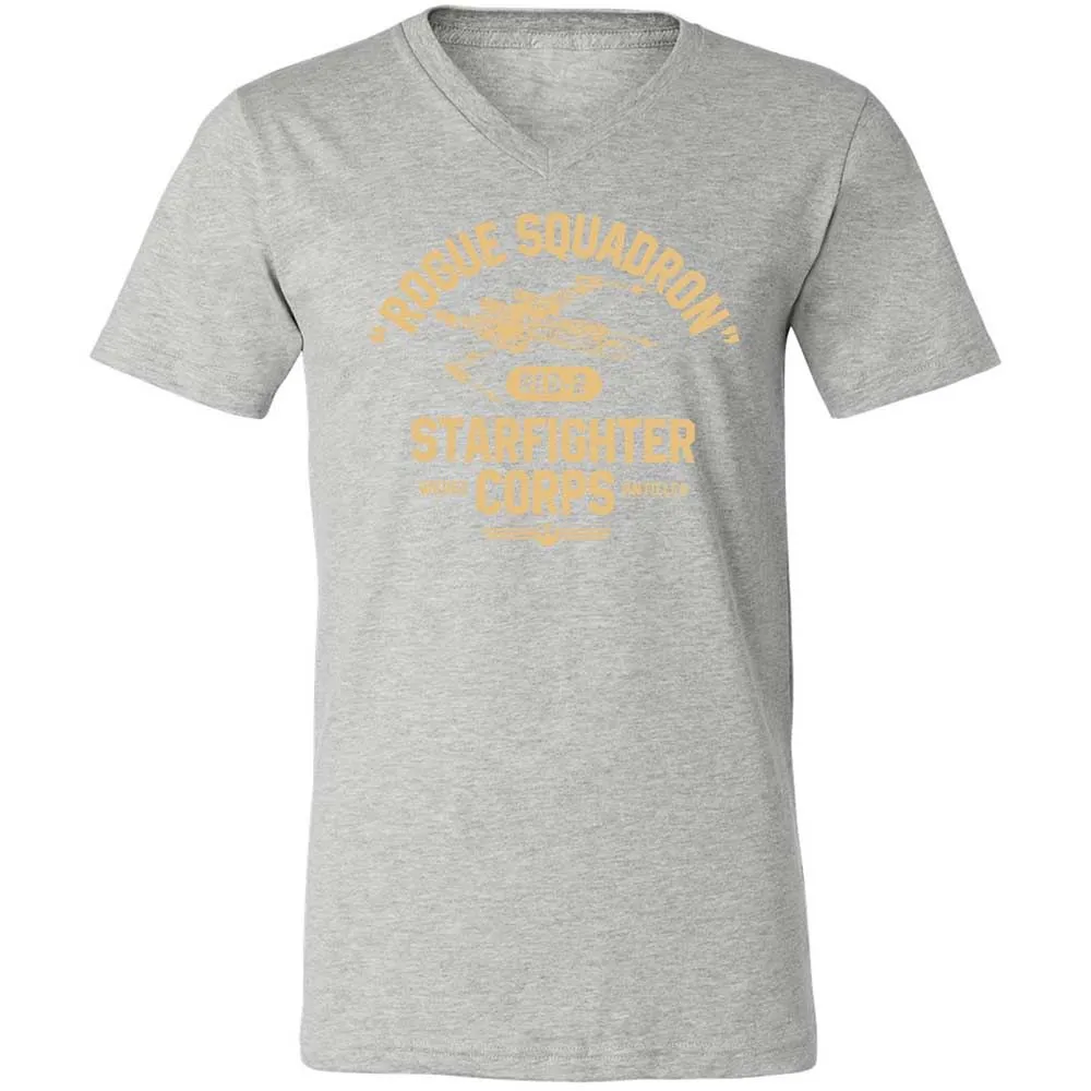 Unisex V-Neck T-Shirt - SES5GSYV - Athletic Heather - 15