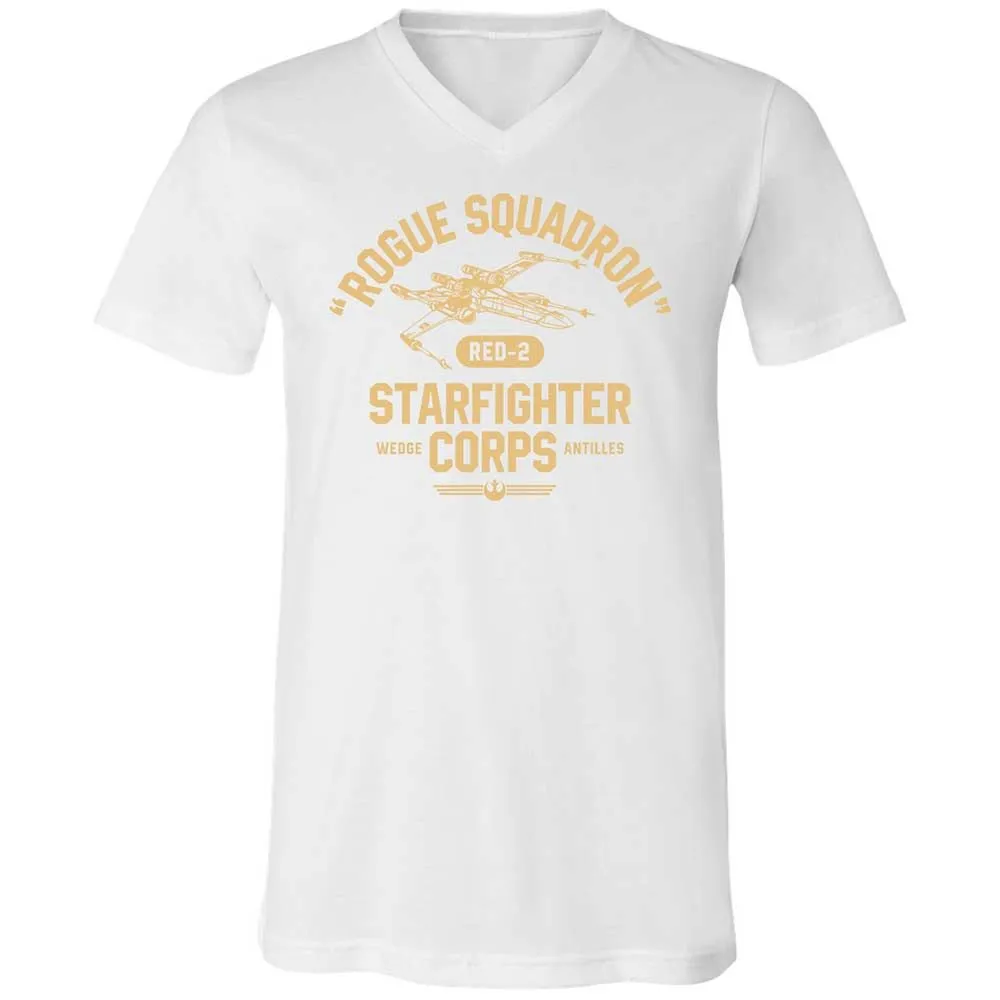 Unisex V-Neck T-Shirt - SES5GSYV - White - 16