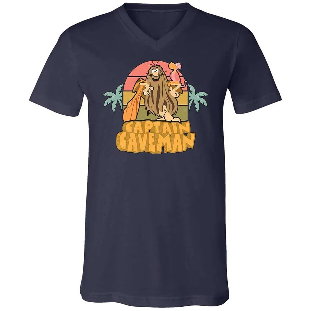 Unisex V-Neck T-Shirt - FFD6YE24 - Navy - 2