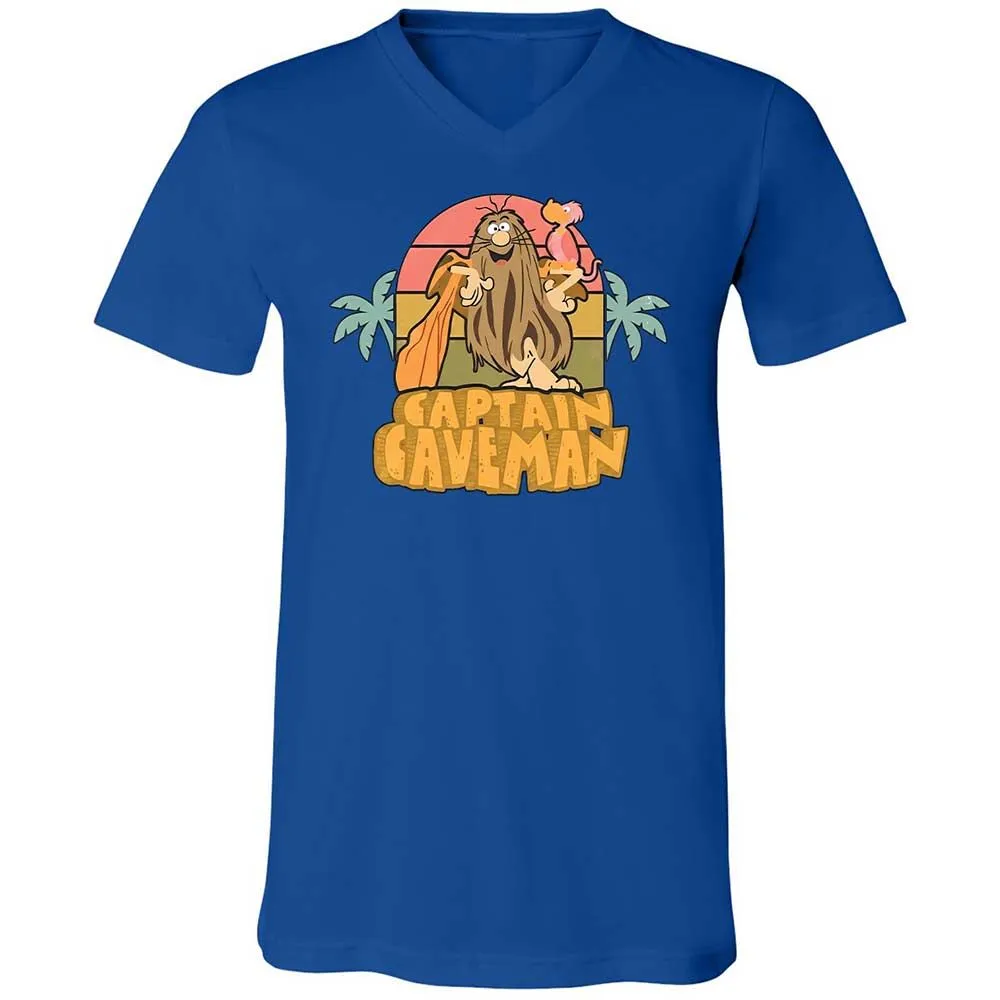 Unisex V-Neck T-Shirt - FFD6YE24 - True Royal - 4