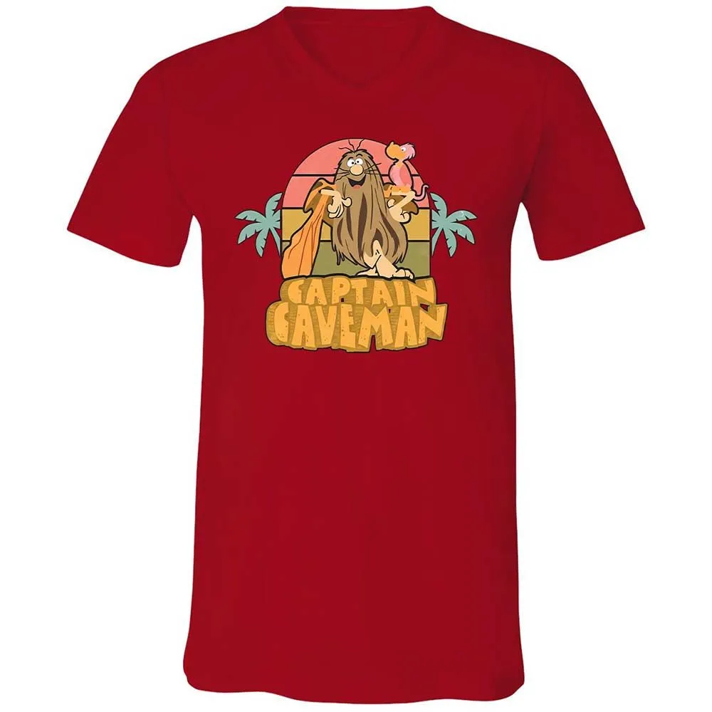 Unisex V-Neck T-Shirt - FFD6YE24 - Red - 6