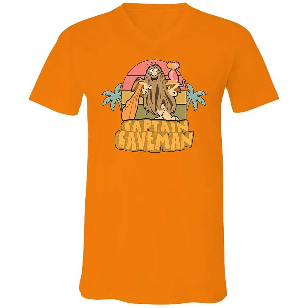 Unisex V-Neck T-Shirt - FFD6YE24 - Orange - 12