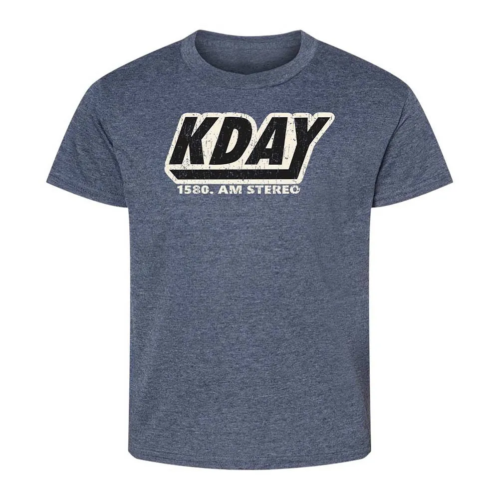 Kids T-Shirt - 9YX5KKXL - Heather Navy - 9