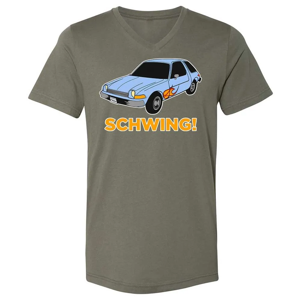 Unisex V-Neck T-Shirt - JB2PHA2D - Military Green - 11