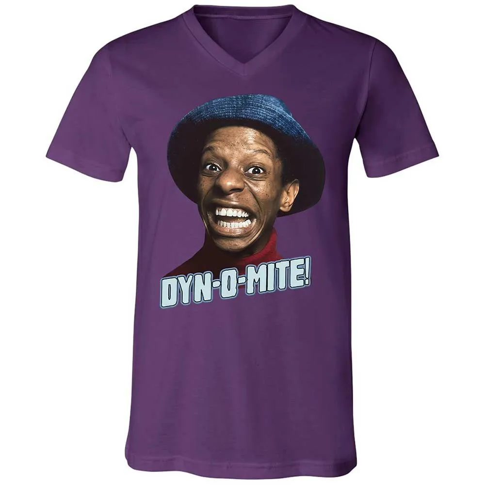Unisex V-Neck T-Shirt - CCQ7XMJN - Team Purple - 10