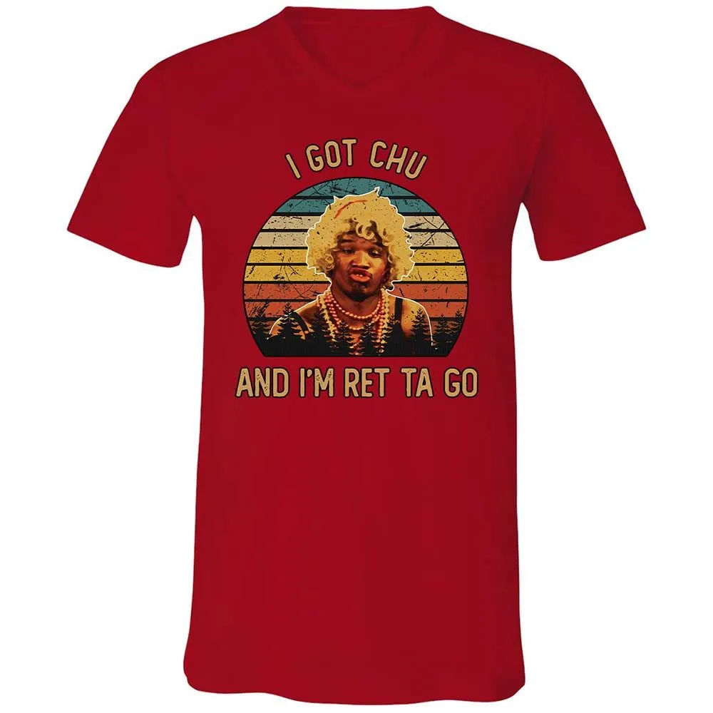 Unisex V-Neck T-Shirt - EQUHXVLX - Red - 6