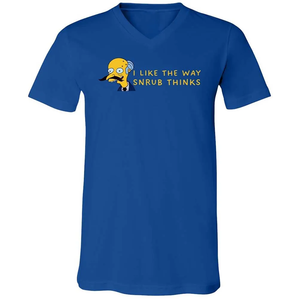 Unisex V-Neck T-Shirt - S1VR2LWG - True Royal - 4