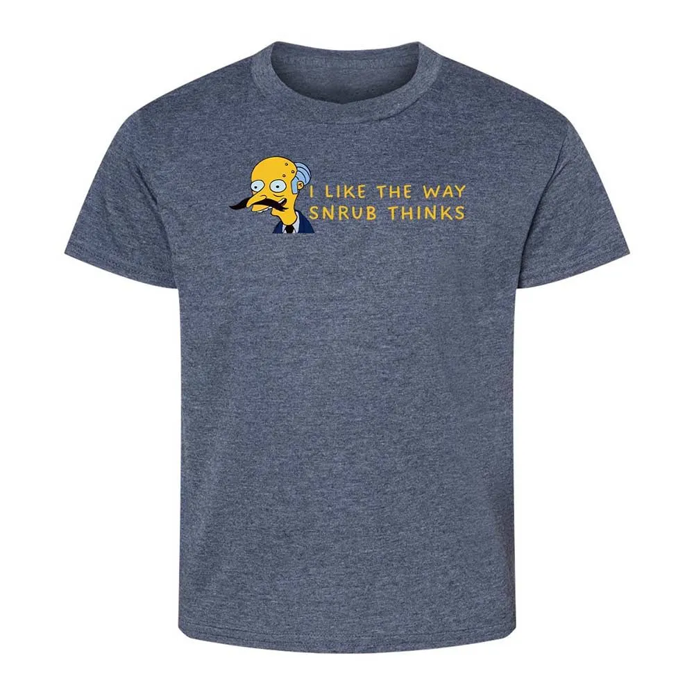 Kids T-Shirt - 5FJ2V2SS - Heather Navy - 9