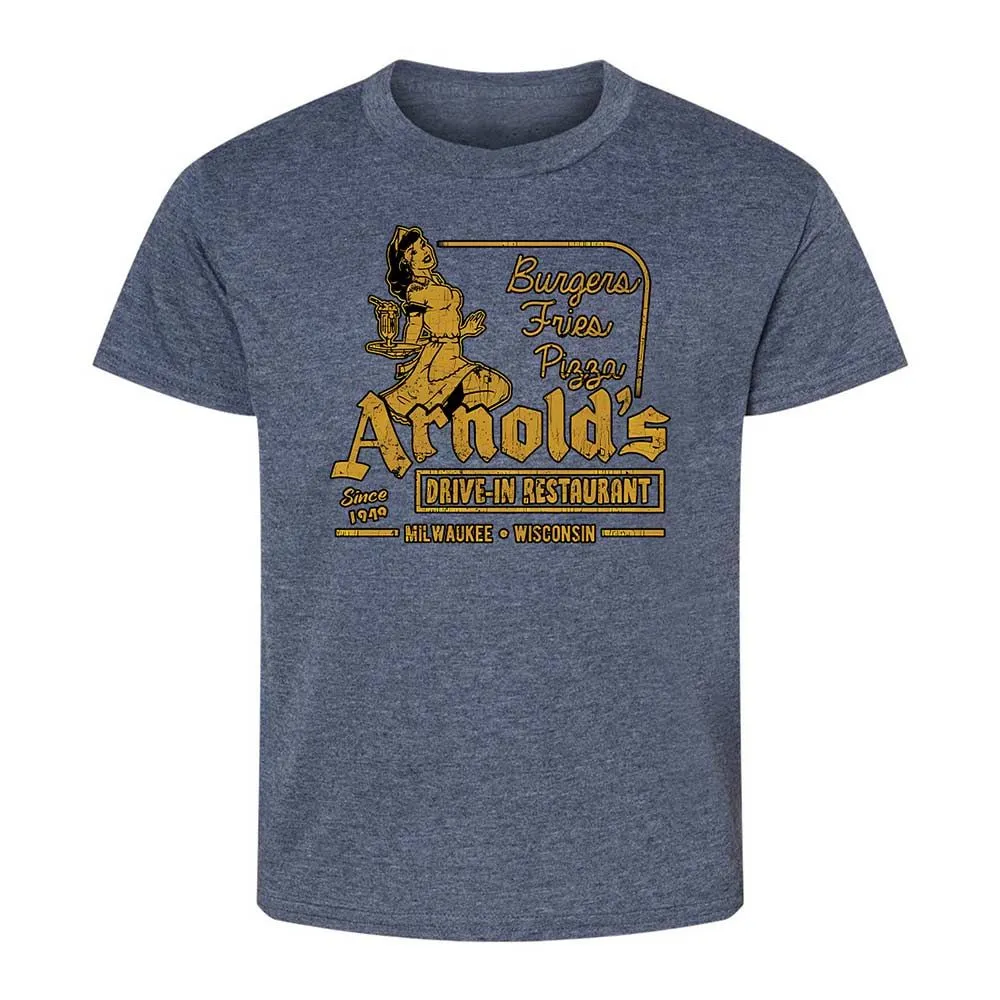 Kids T-Shirt - K8L4P72X - Heather Navy - 9