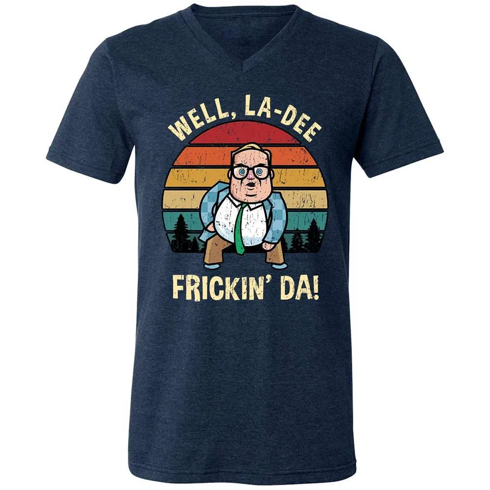 La-Dee-Frickin-Da - Heather Navy - 3