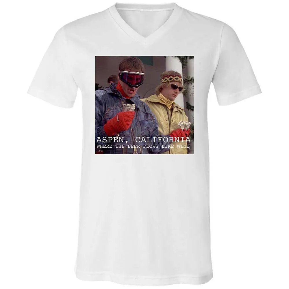 Unisex V-Neck T-Shirt - 5SSETNZZ - White - 16