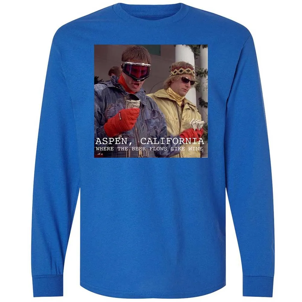 Long Sleeve T-Shirt - 8NG5ZDS5 - Royal - 3