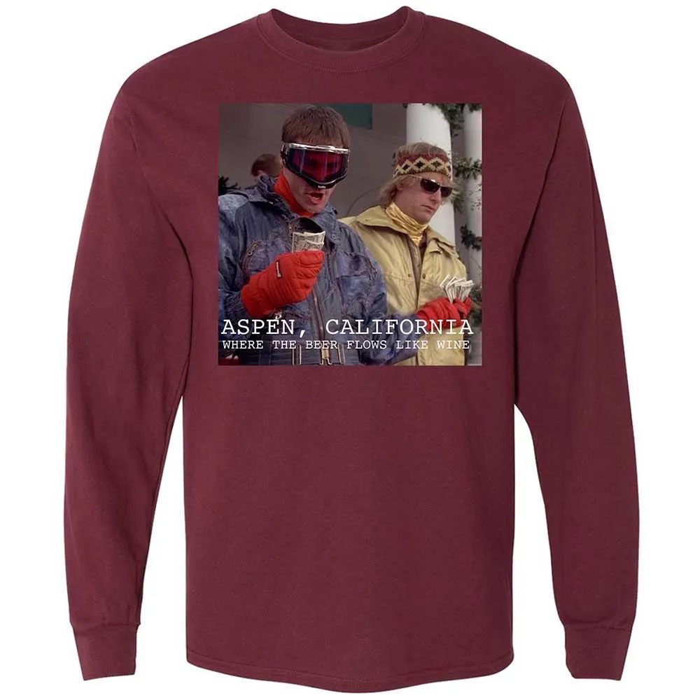 Long Sleeve T-Shirt - 8NG5ZDS5 - Maroon - 6