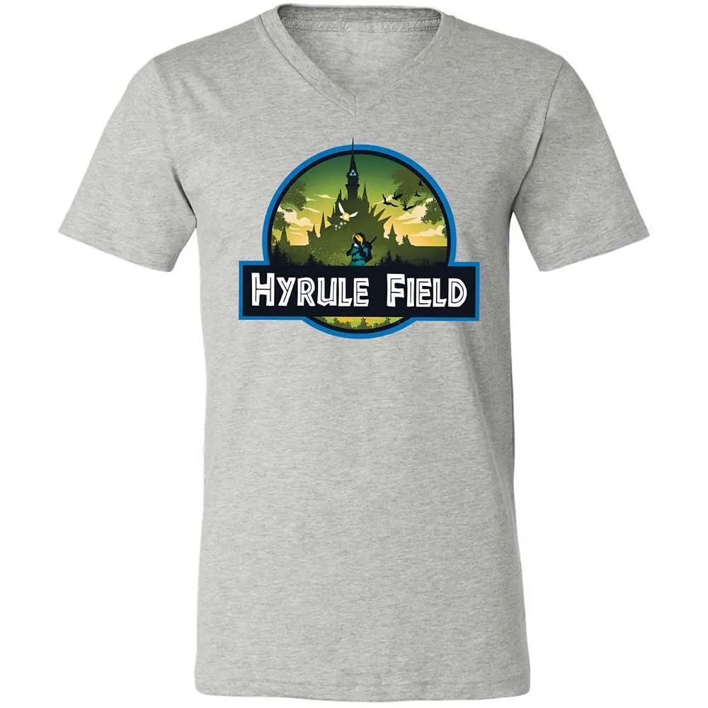 Unisex V-Neck T-Shirt - H89LA6DW - Athletic Heather - 15