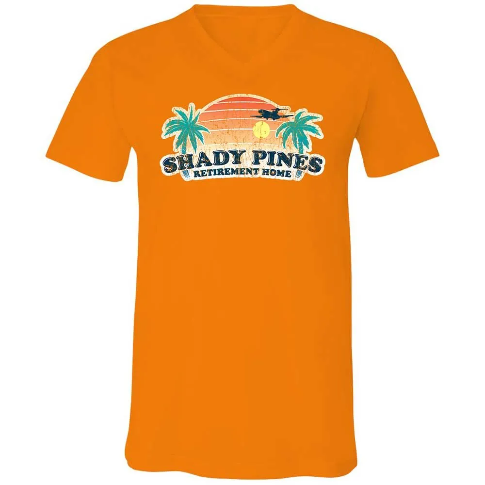 Unisex V-Neck T-Shirt - E35MQKQS - Orange - 12