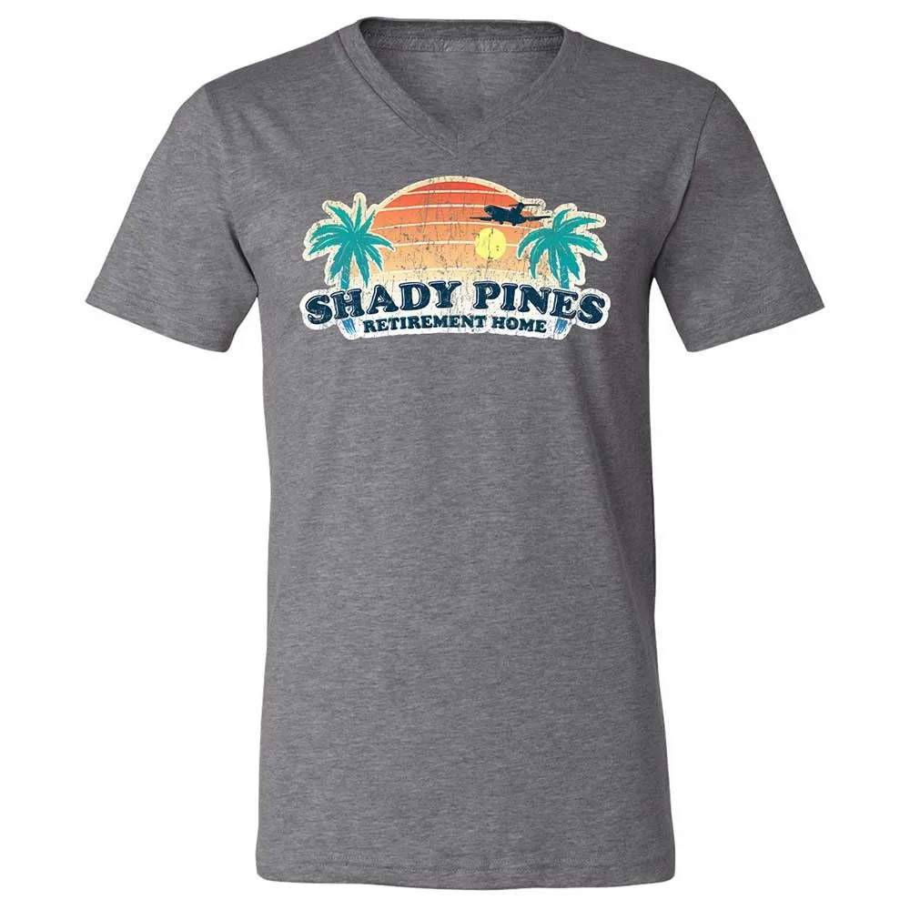 Unisex V-Neck T-Shirt - E35MQKQS - Deep Heather - 14