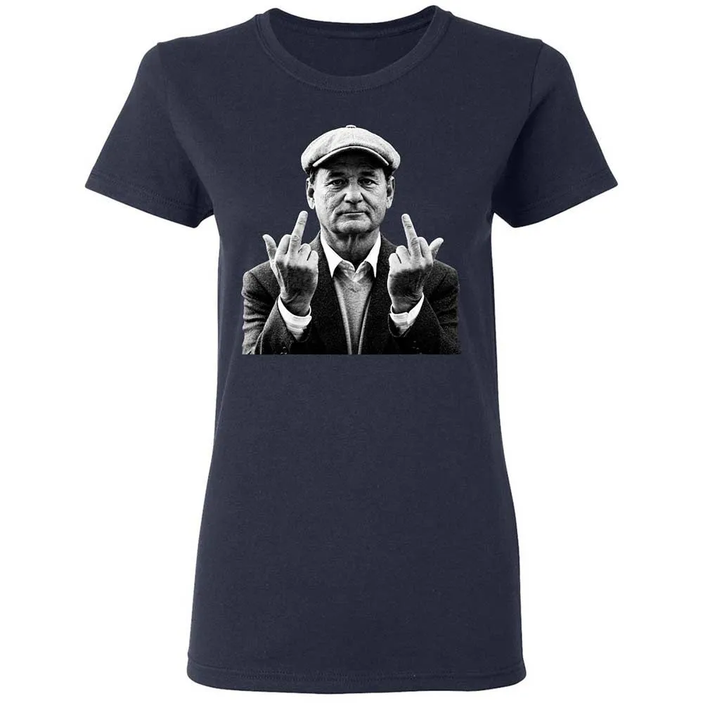 Bill Murray Middle Finger - Navy - 2