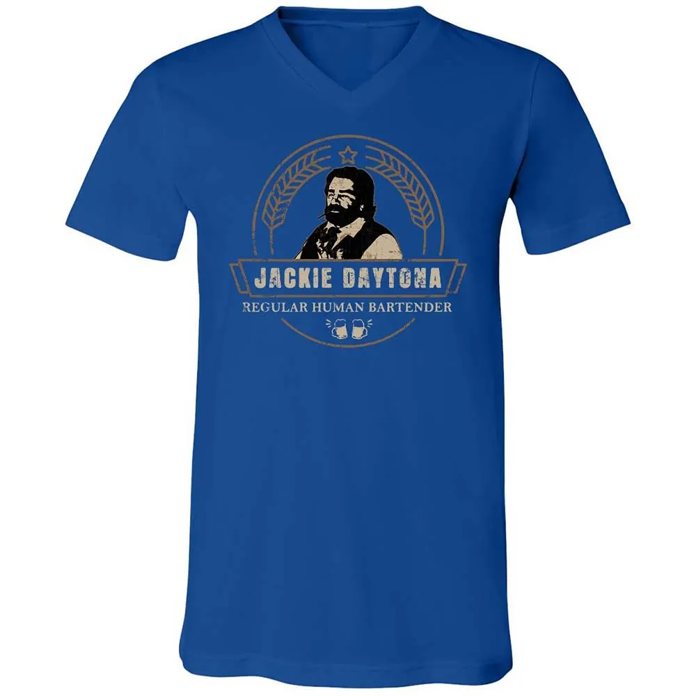 Unisex V-Neck T-Shirt - U41WMN4X - True Royal - 4