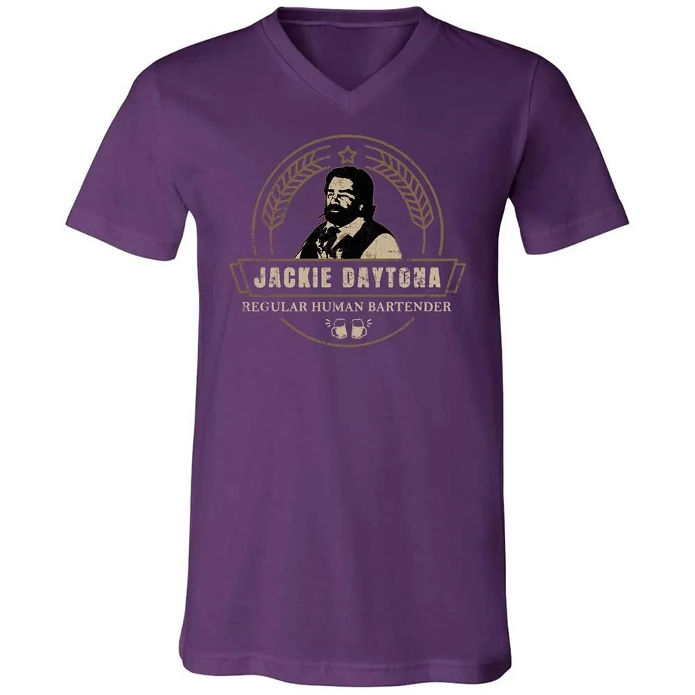 Unisex V-Neck T-Shirt - U41WMN4X - Team Purple - 10