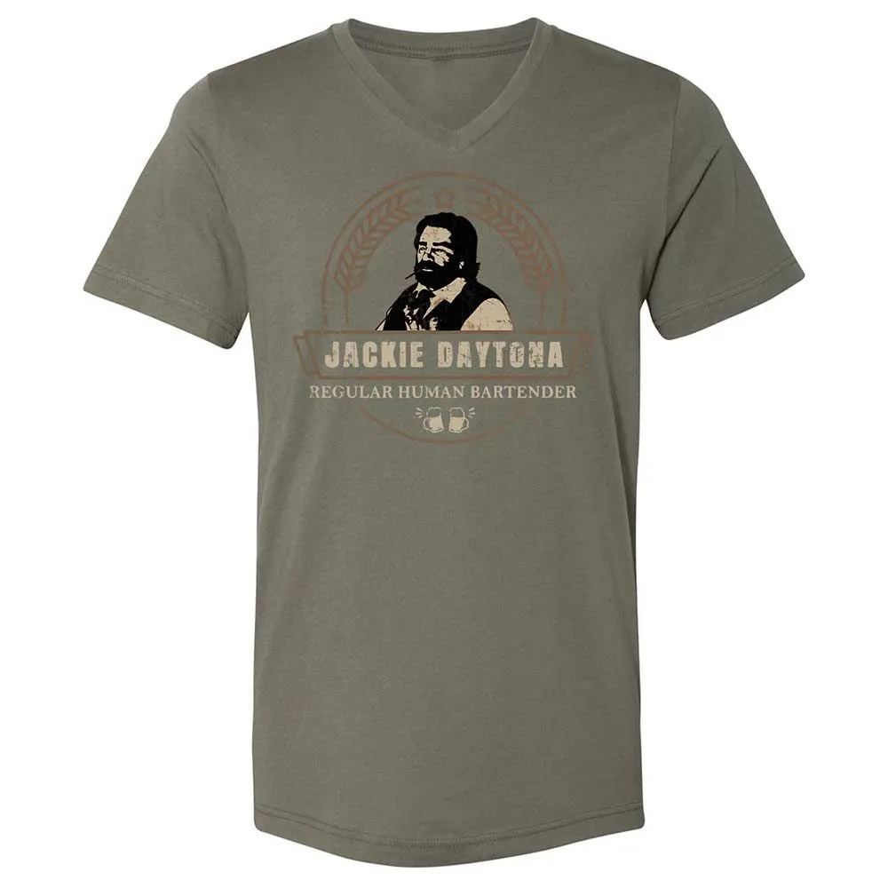 Unisex V-Neck T-Shirt - U41WMN4X - Military Green - 11